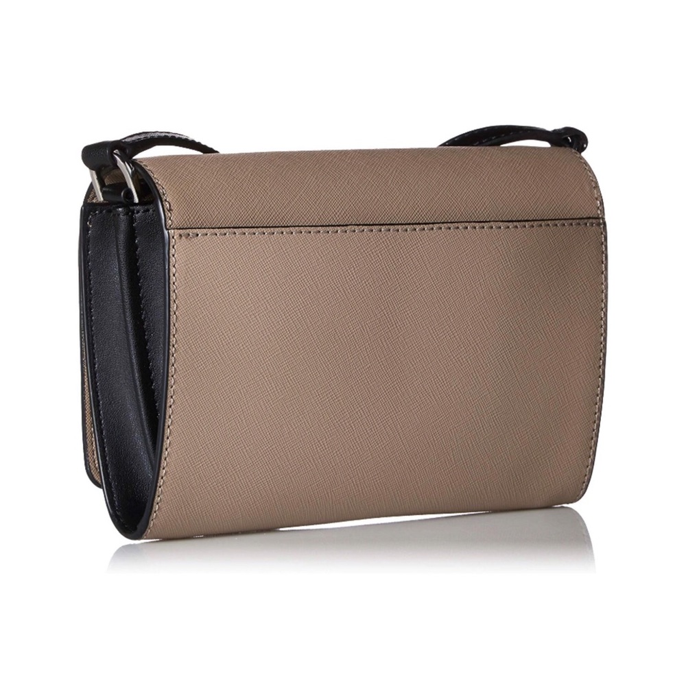 Calvin Klein Saffiano Leather Flap Over Crossbody - Picture 2 of 5